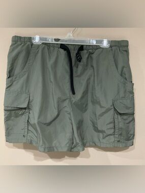 🌺🌺Coleman Outdoors Men’s Olive Color Swim Shorts, Size L